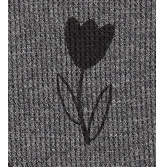 Carter’s 2-Piece Floral Thermal Set in Gray Combo Sz 24 months EUC - Picture 2 of 8